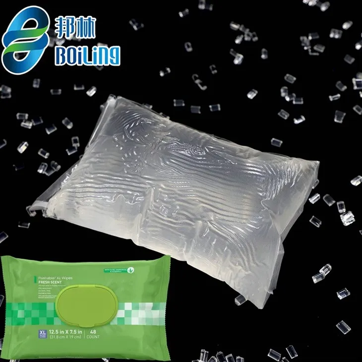 Клей-расплав для приклеивания крышек влажных салфеток