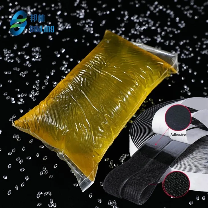 Клей на липучке, чувствительный к давлению